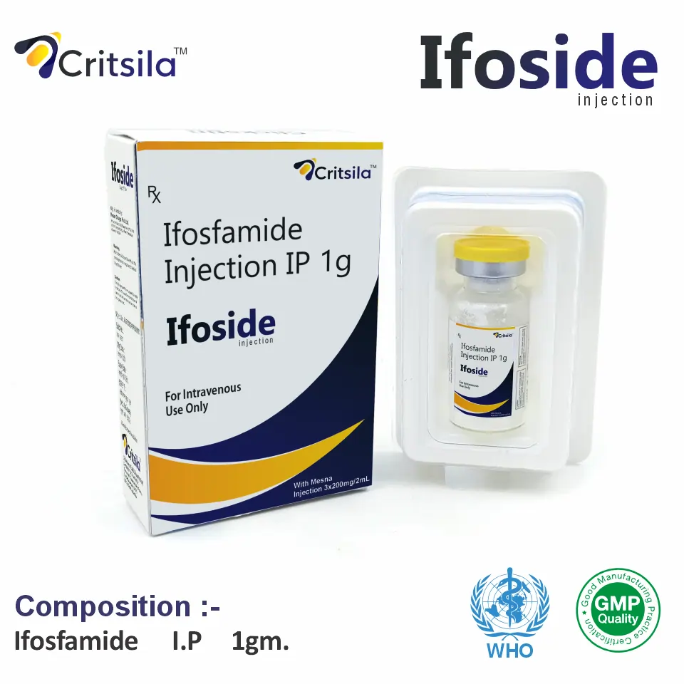 Ifosfamide 1gm injection vial and powder for chemotherapy reconstitution